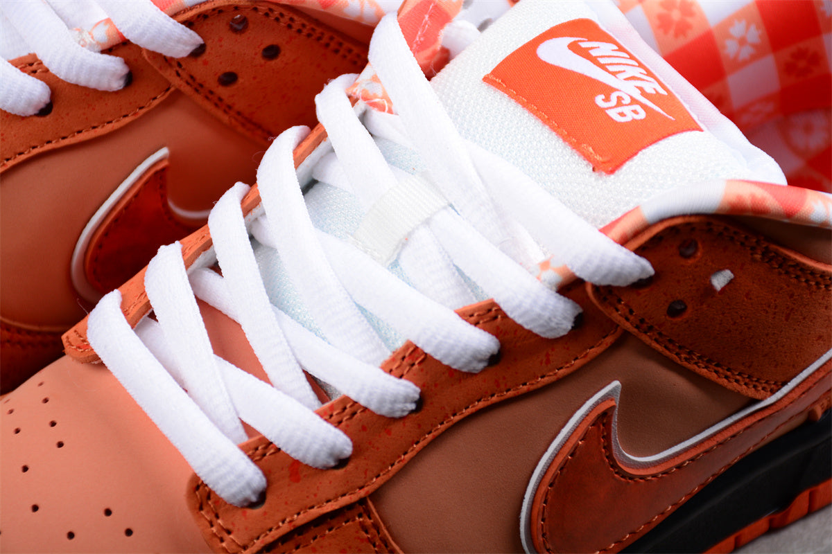 SB Dunks orange lobster