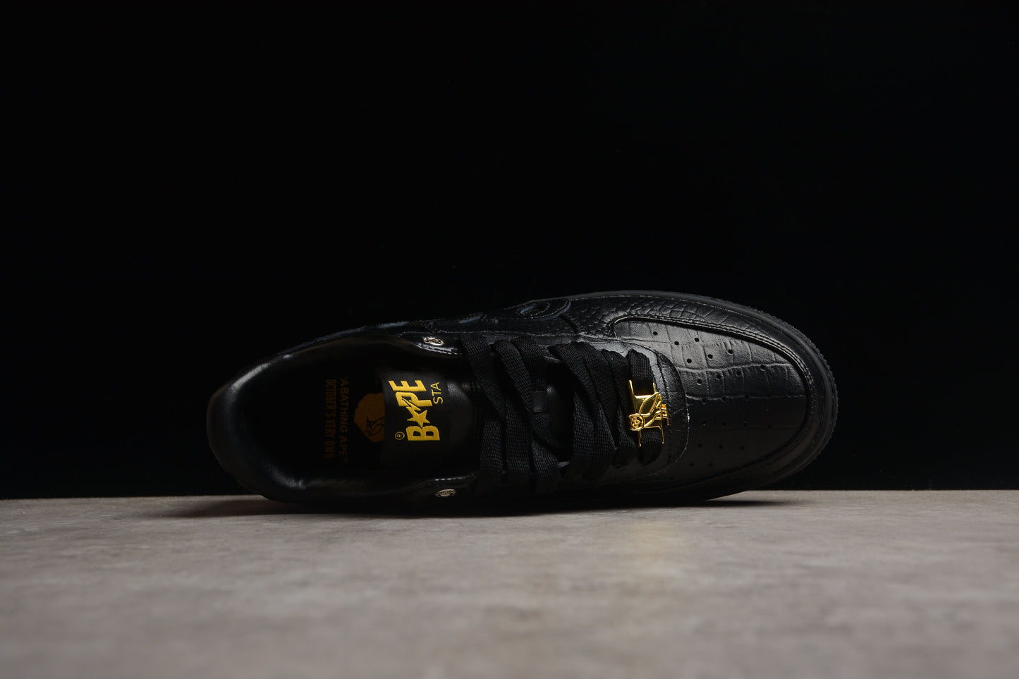 Bape x OVO double black low