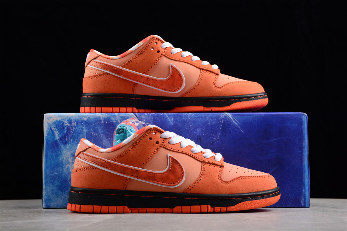 SB Dunks orange lobster