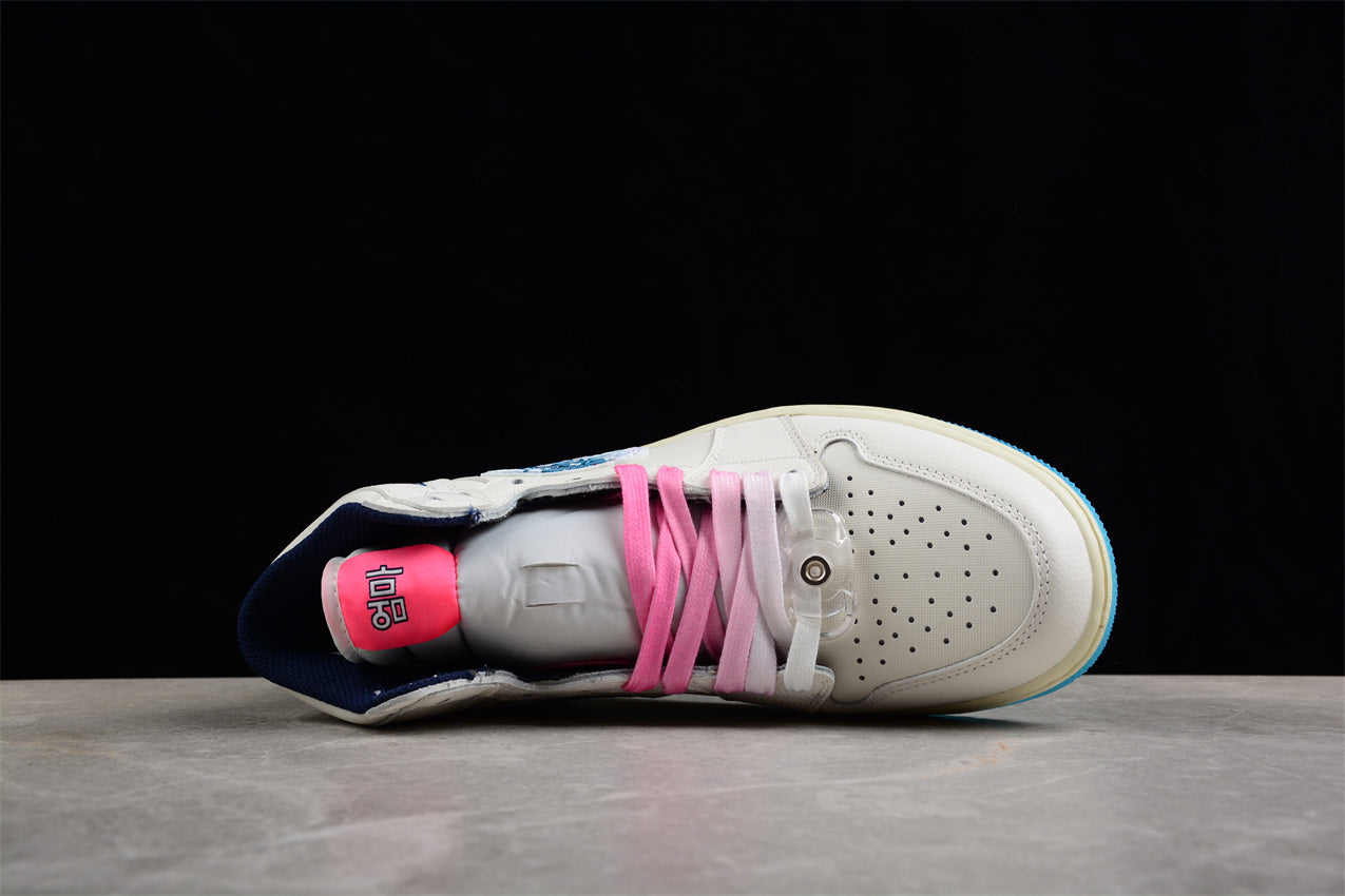 Jordan 1s high Peddle beach customized