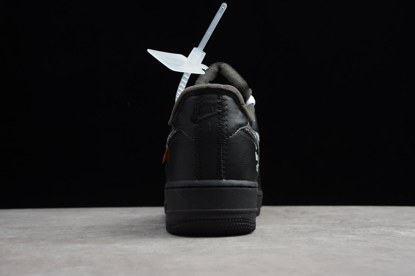 black and white air forces x off-white