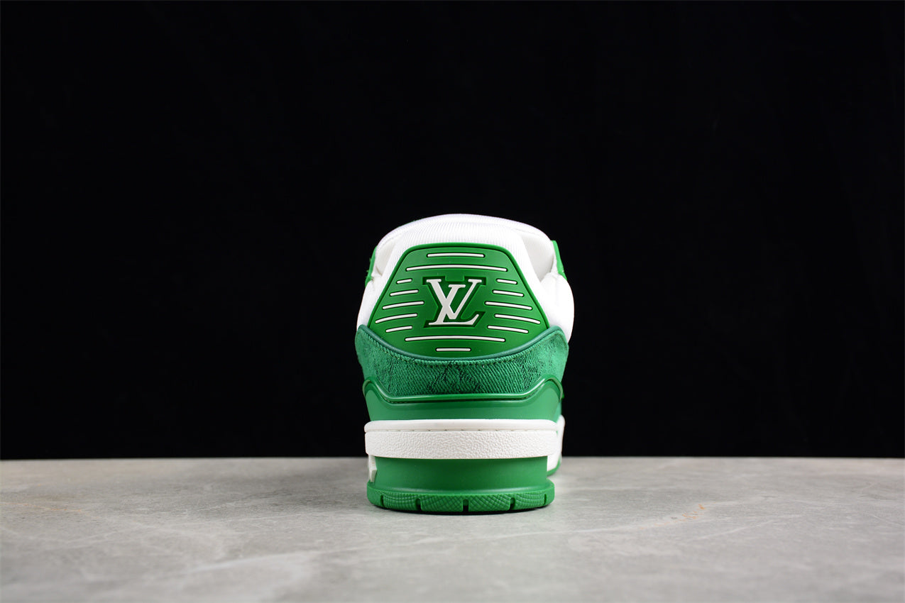 LV Trainers classic white and green