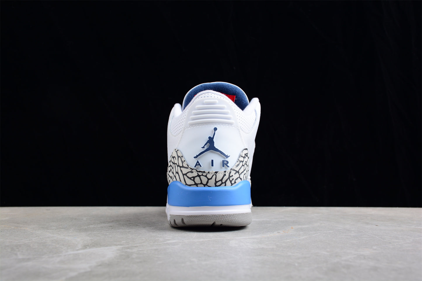 Jordan 3s North Carolina blue
