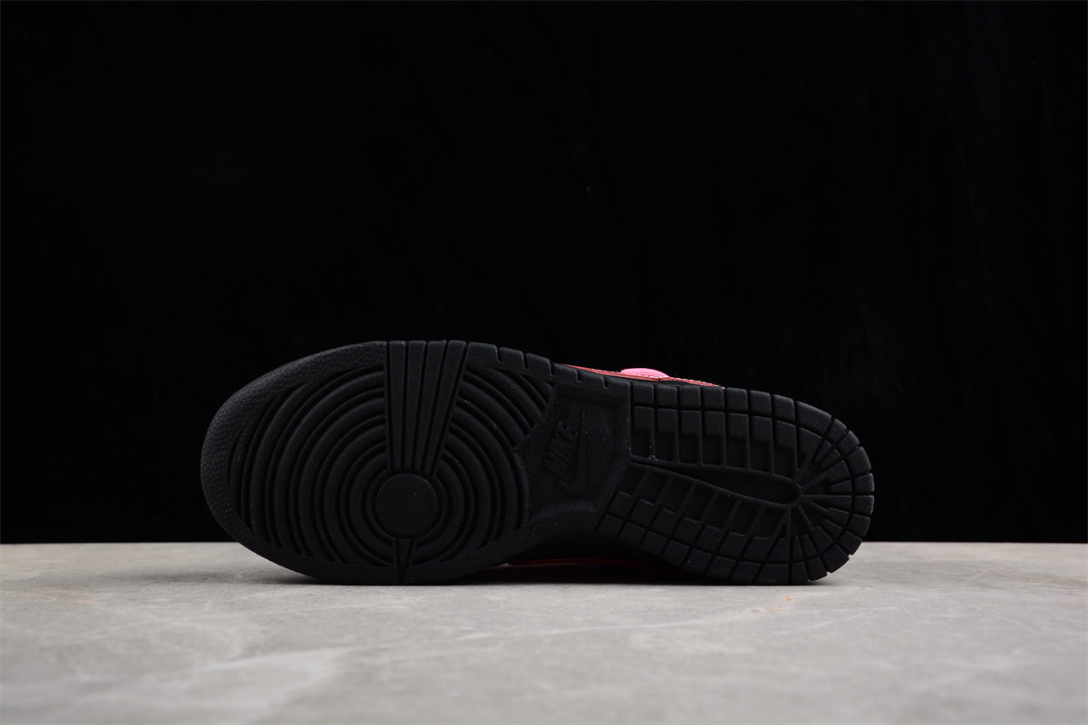 SB Dunks black and pink off white custom
