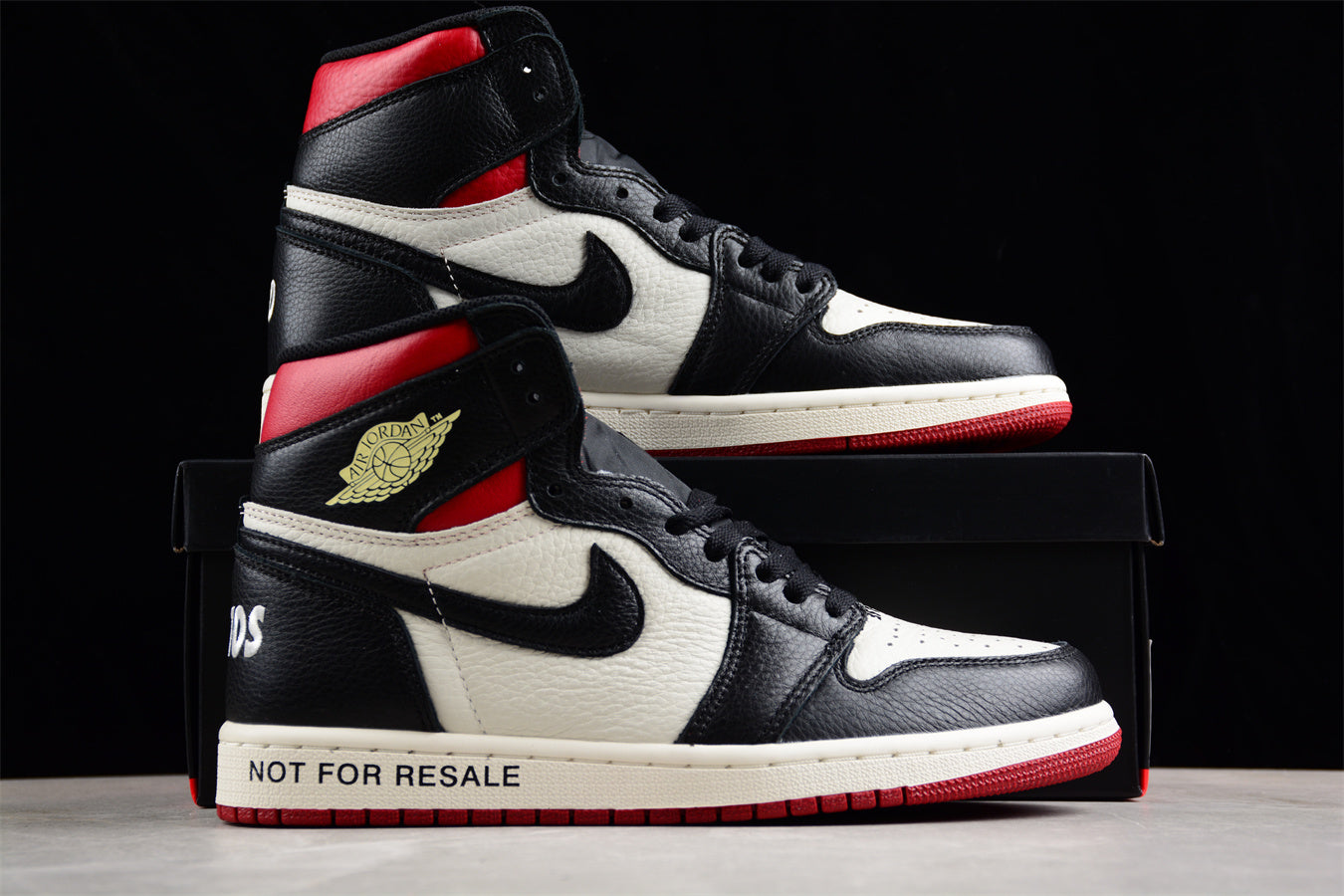 Jordan 1s high white red and black