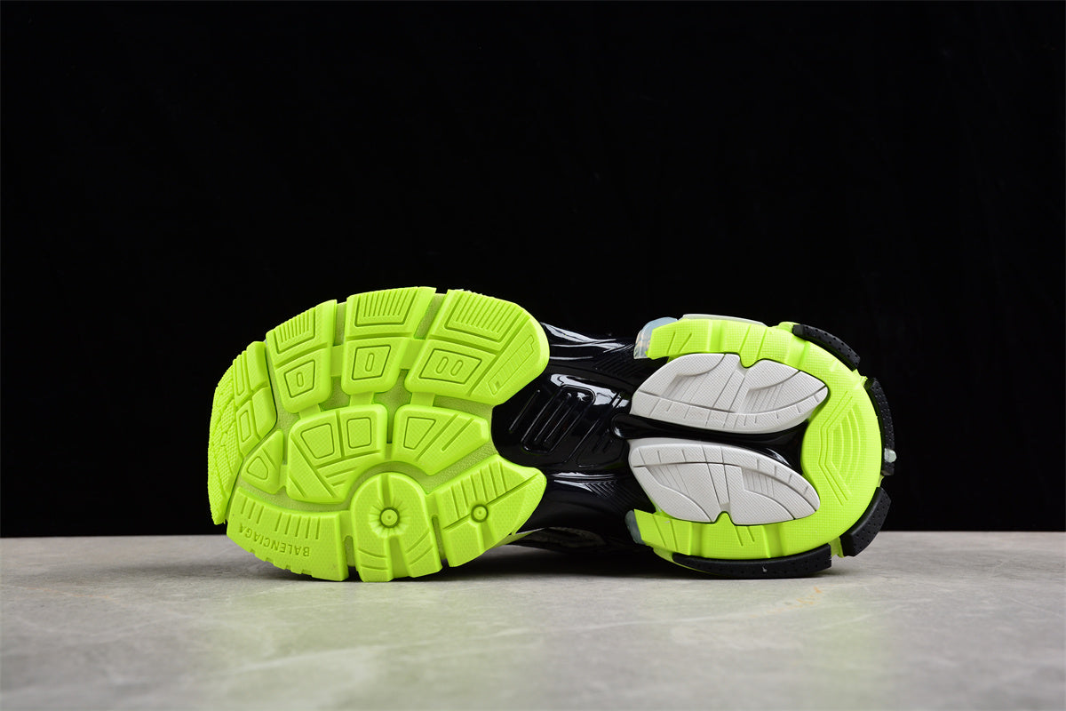 Balenciaga Runner Trainers | Gray green