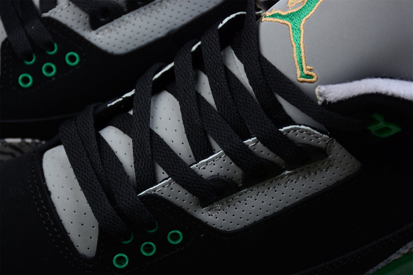 Jordan 3s Black and green