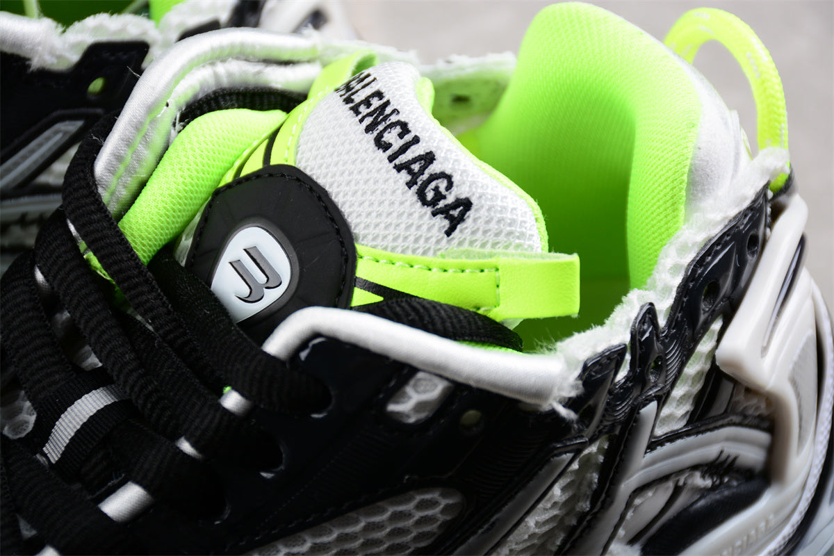 Balenciaga Runner Trainers | Gray green