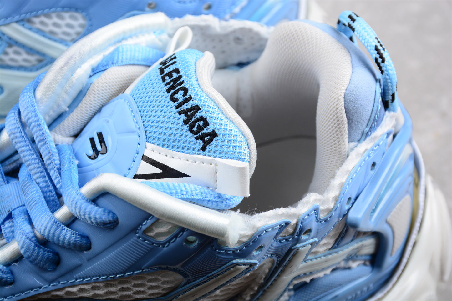 Balenciaga Runner Trainers | university blue