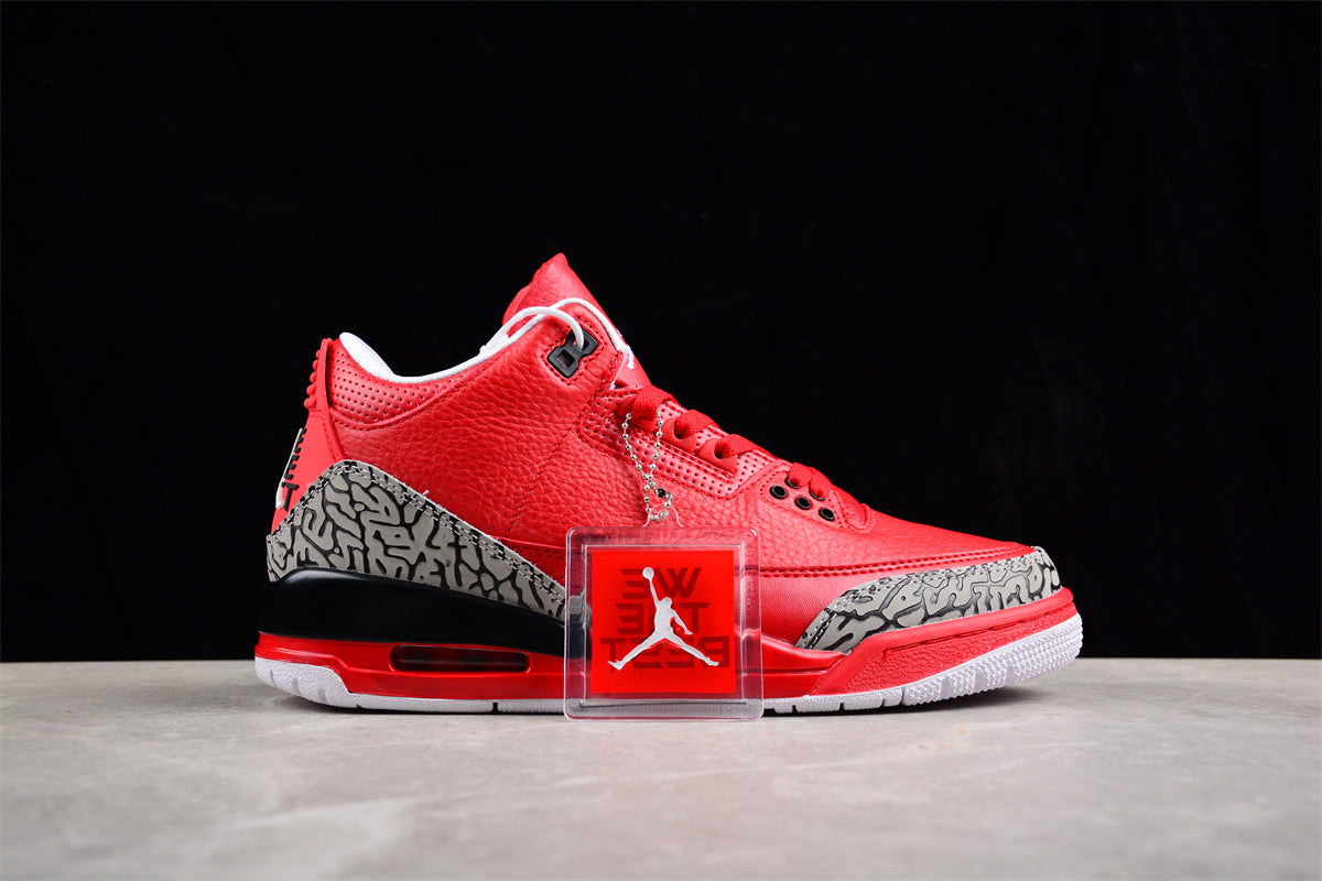 Jordan 3s Red cement custom