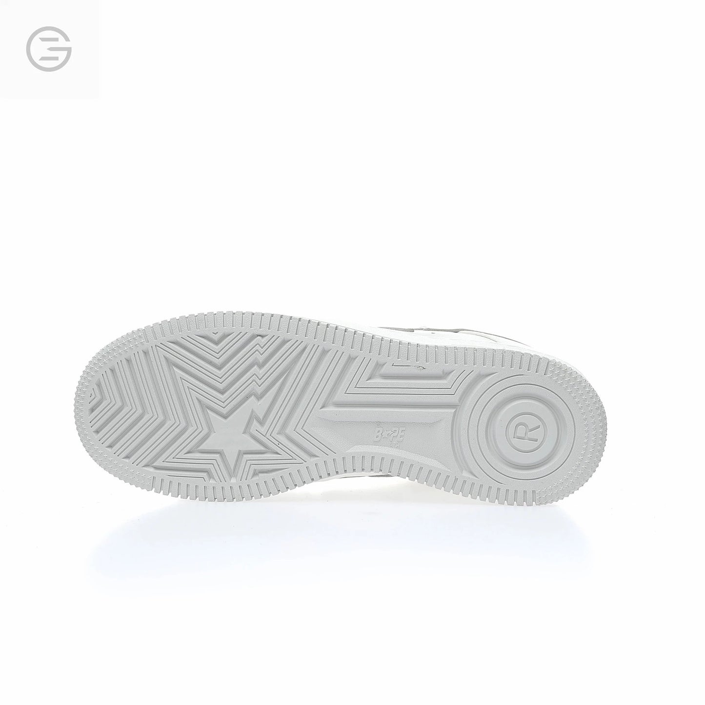 Bape - Leather white and light grey