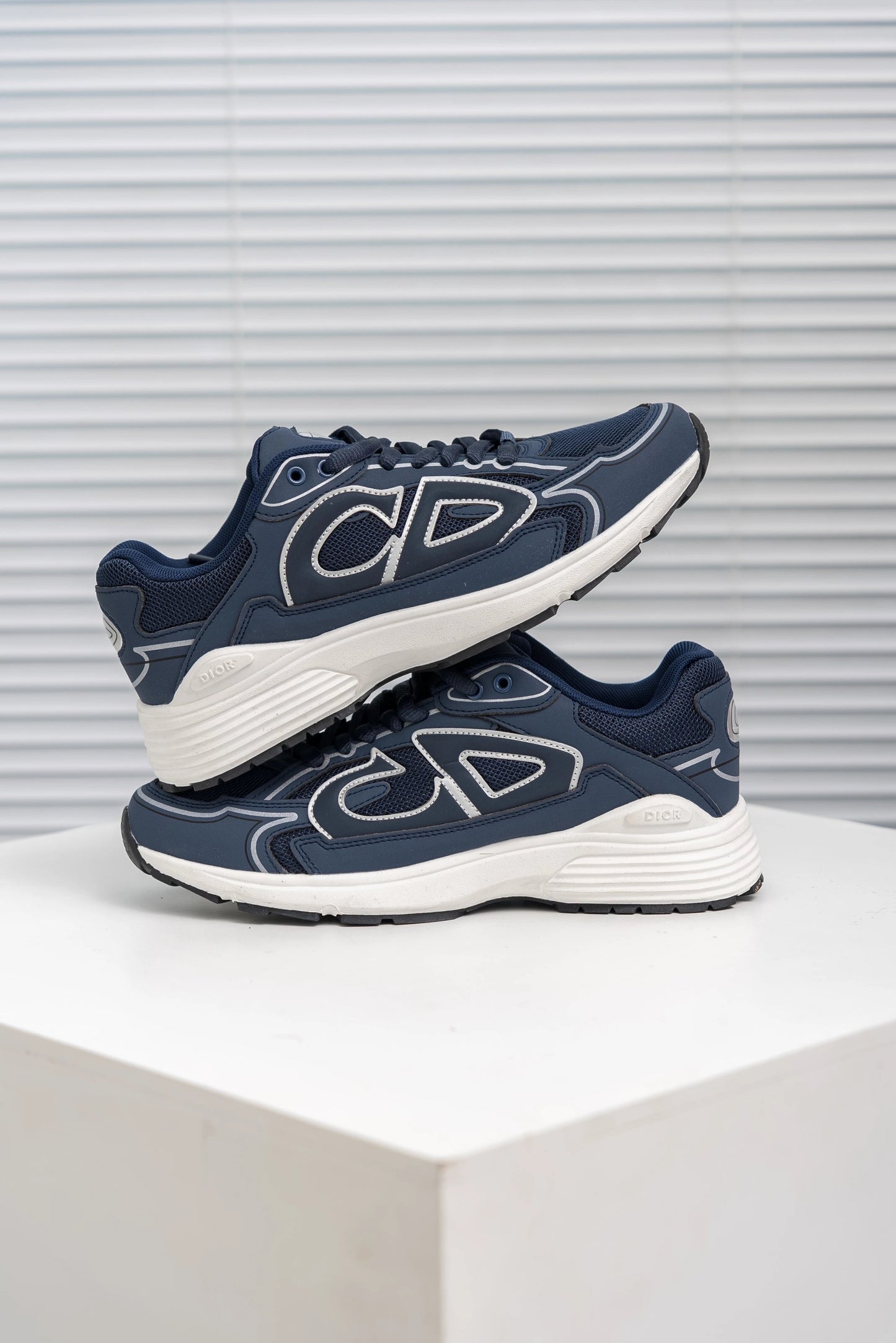 Dior B30 | dark blue and white