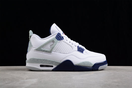 Air Jordan 4 Retro White Midnight Navy