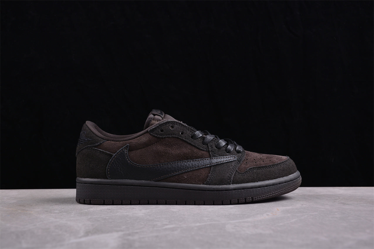 Jordan 1s x travis scott dark wood brown