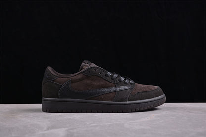 Jordan 1s x travis scott dark wood brown