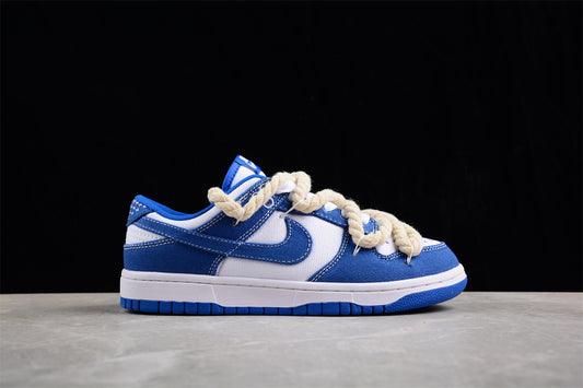 SB Dunks blue thick rope custom