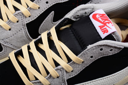 Jordan 1s x travis scott reverse grey mocha custom