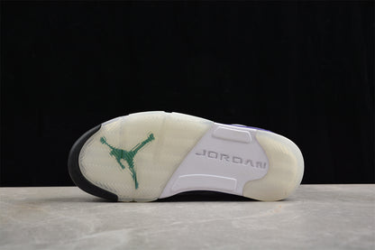 Jordan 5 White purple