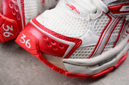 Balenciaga Runner Trainers | White red