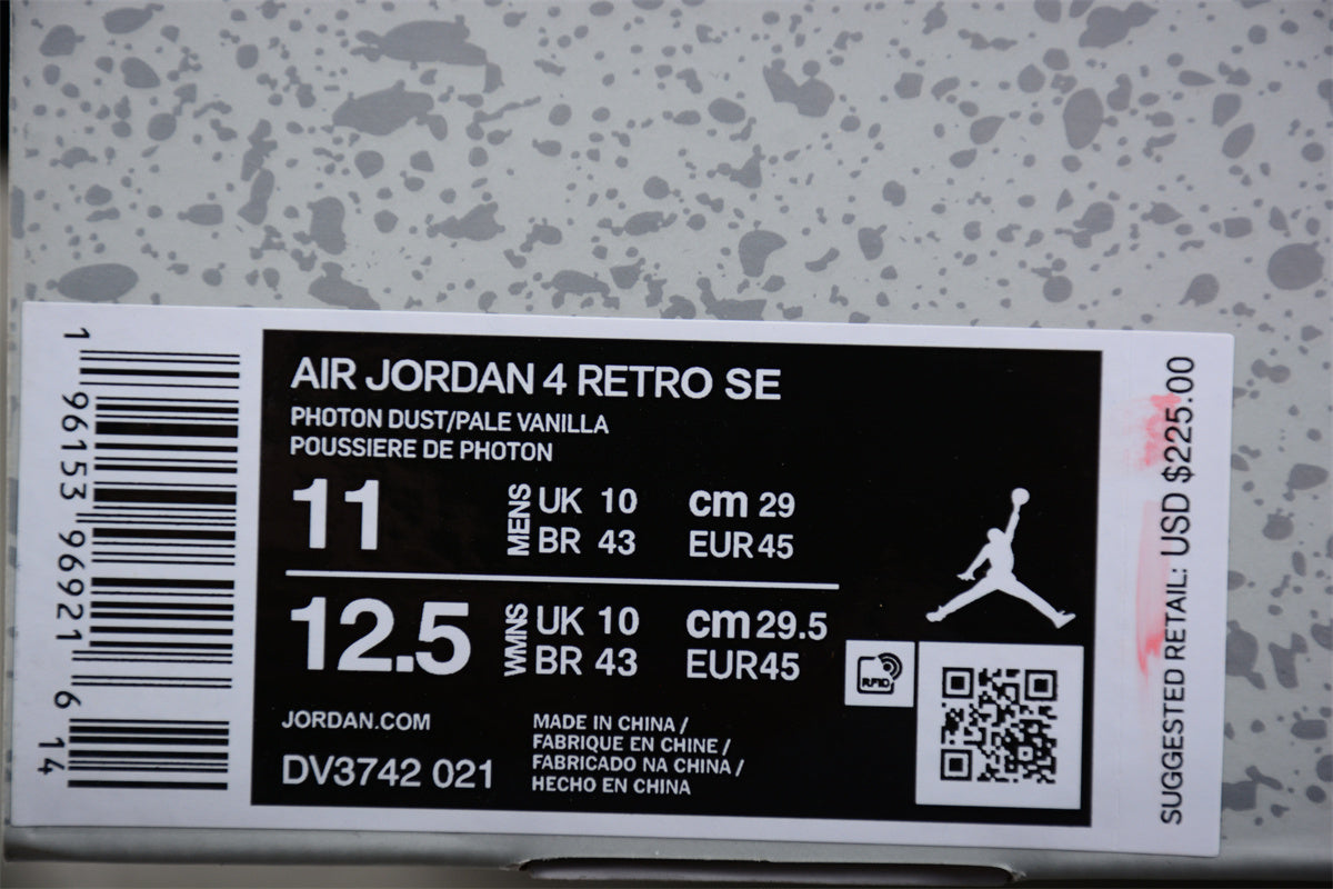 Air Jordan 4 Retro SE Craft 'Photon Dust'