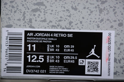 Air Jordan 4 Retro SE Craft 'Photon Dust'