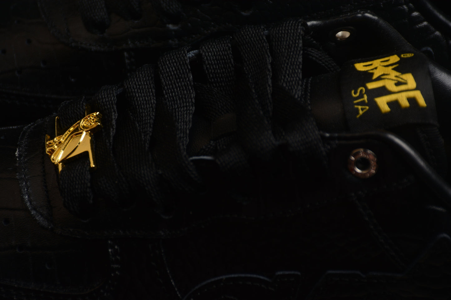 Bape x OVO double black low