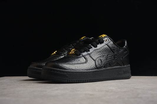 Bape x OVO double black low