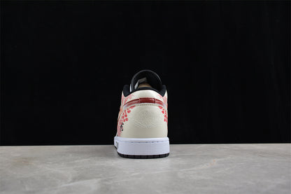 Jordan 1s high white and pink customized