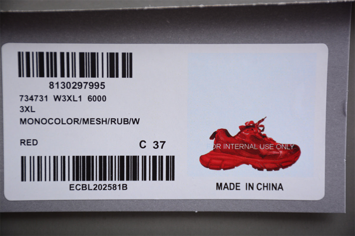 Balenciaga Runner Trainers | Big red