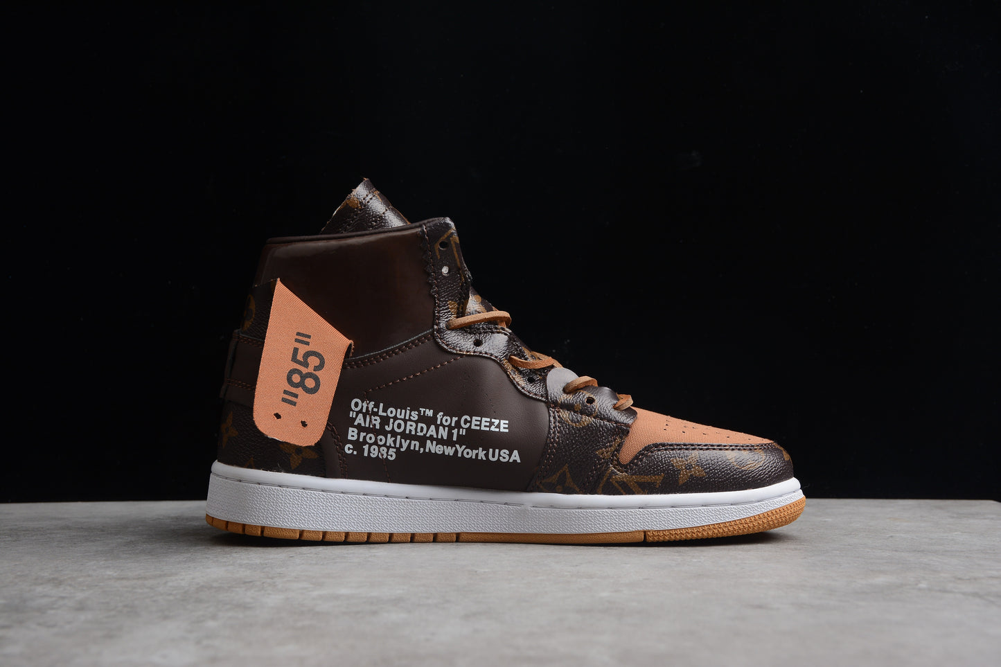 Jordan 1s high X off white X LV