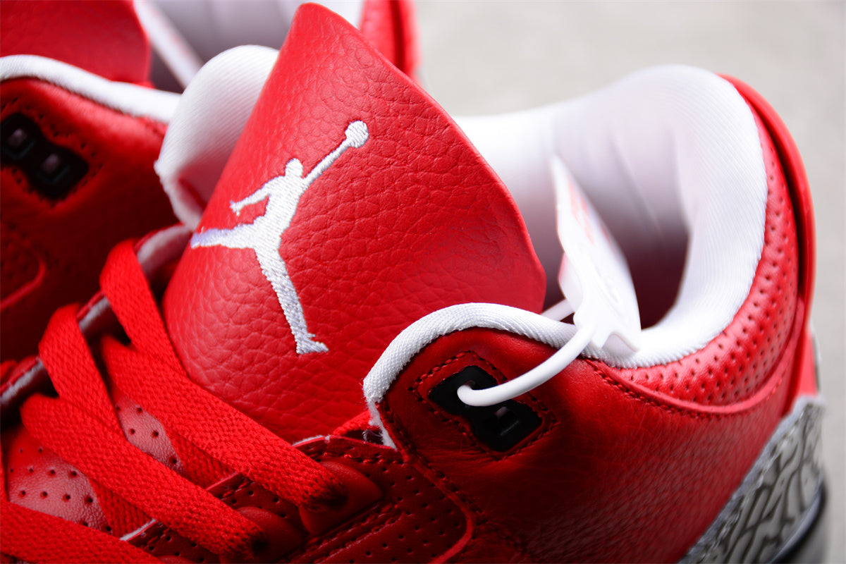 Jordan 3s Red cement custom