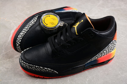 Jordan 3s Black camouflage