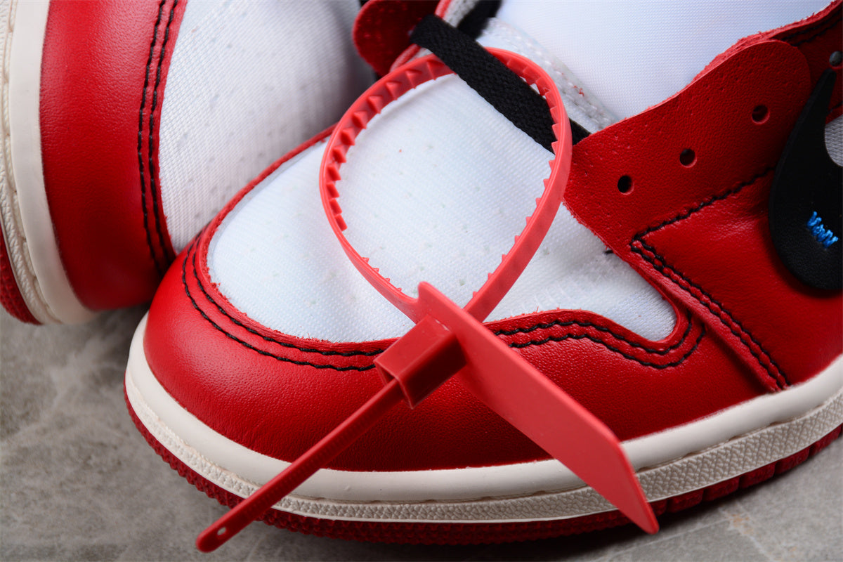Jordan 1s high x Off-white red