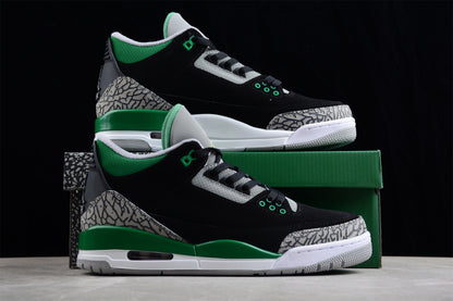 Jordan 3s Black and green