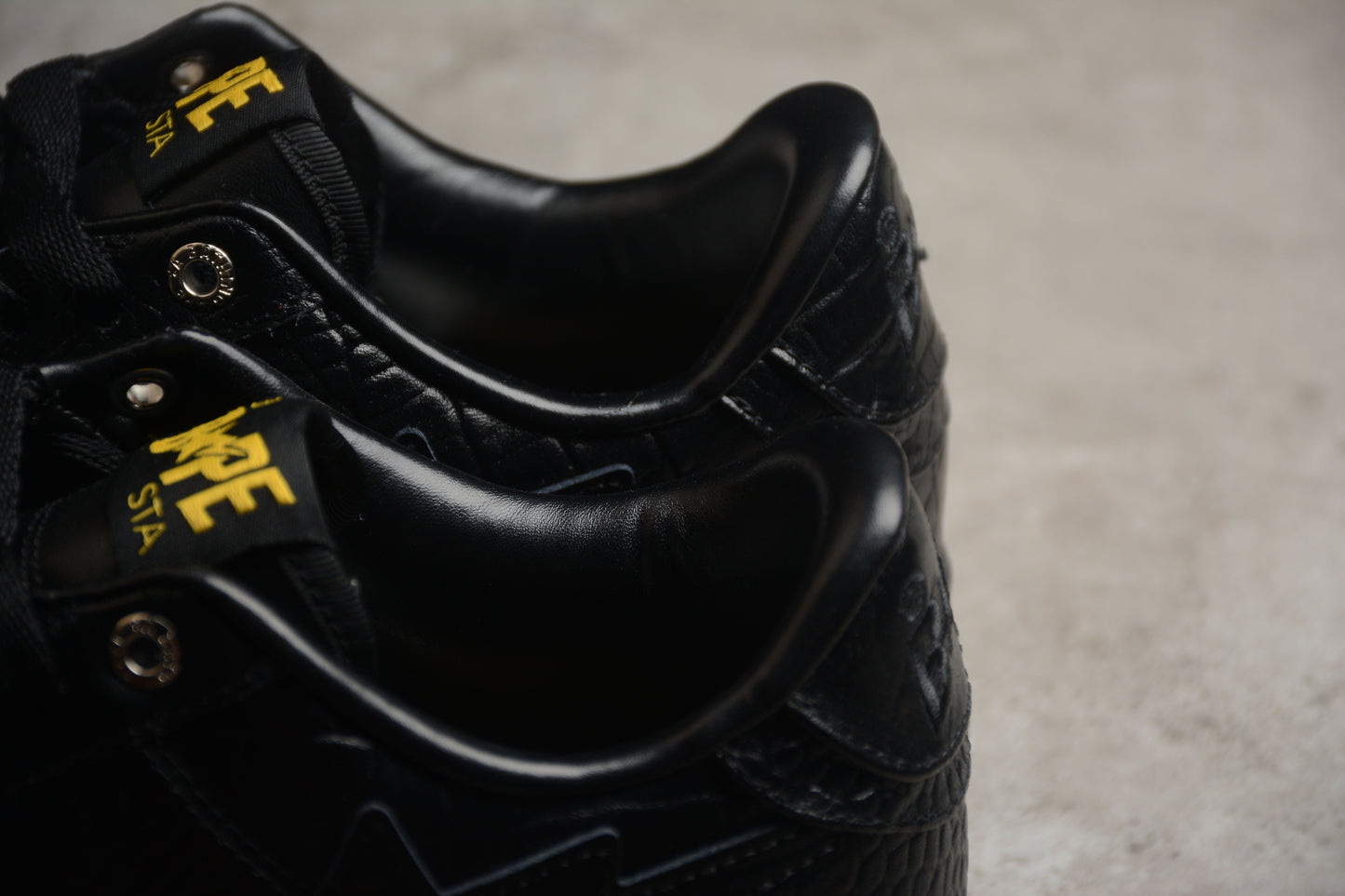 Bape x OVO double black low