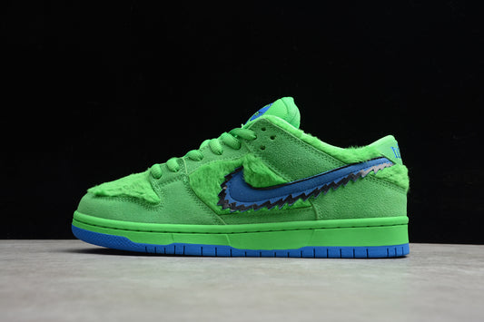 SB Dunks Grateful dead bear green