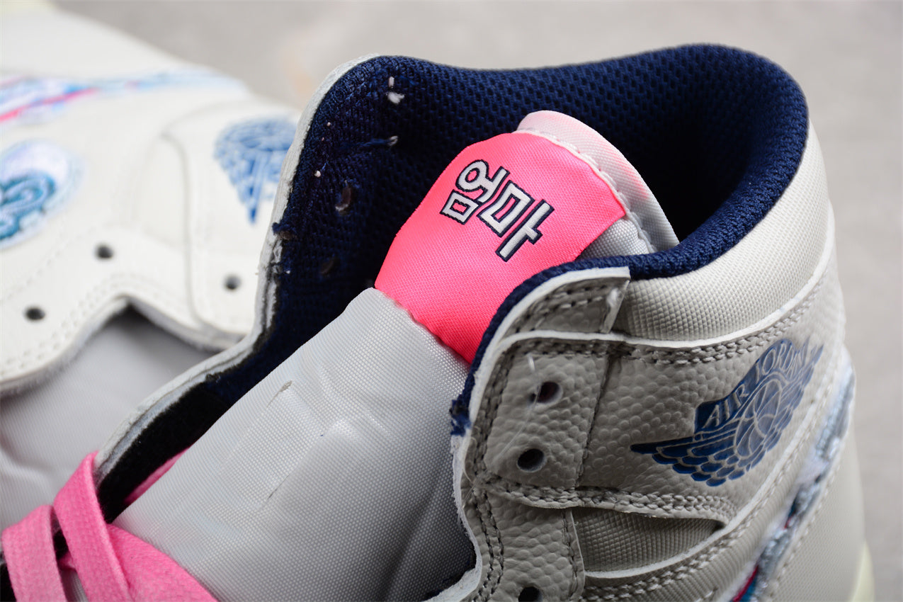 Jordan 1s high Peddle beach customized