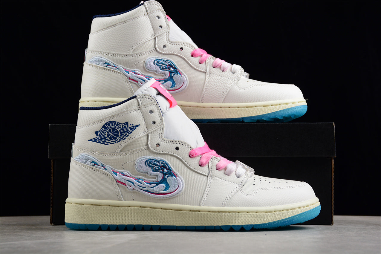 Jordan 1s high Peddle beach customized