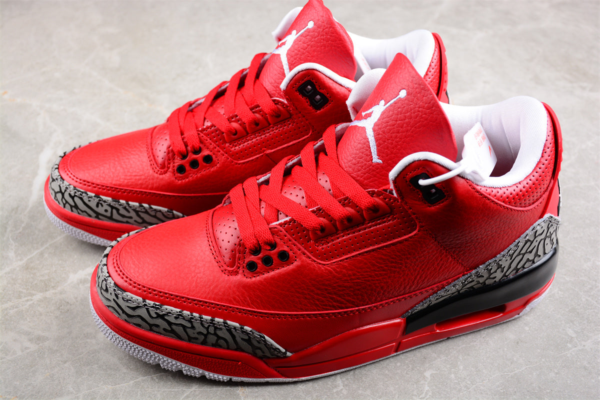 Jordan 3s Red cement custom