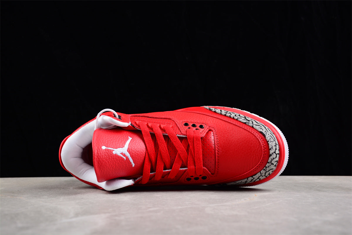 Jordan 3s Red cement custom