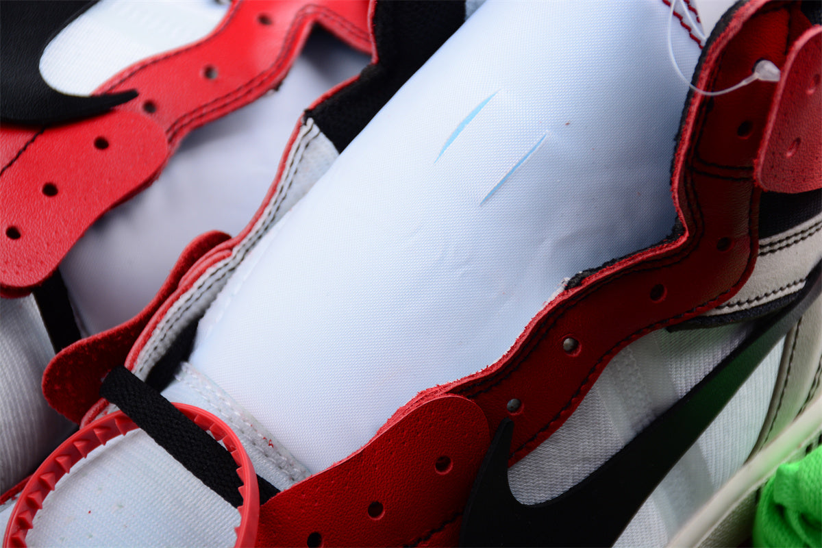 Jordan 1s high x Off-white red