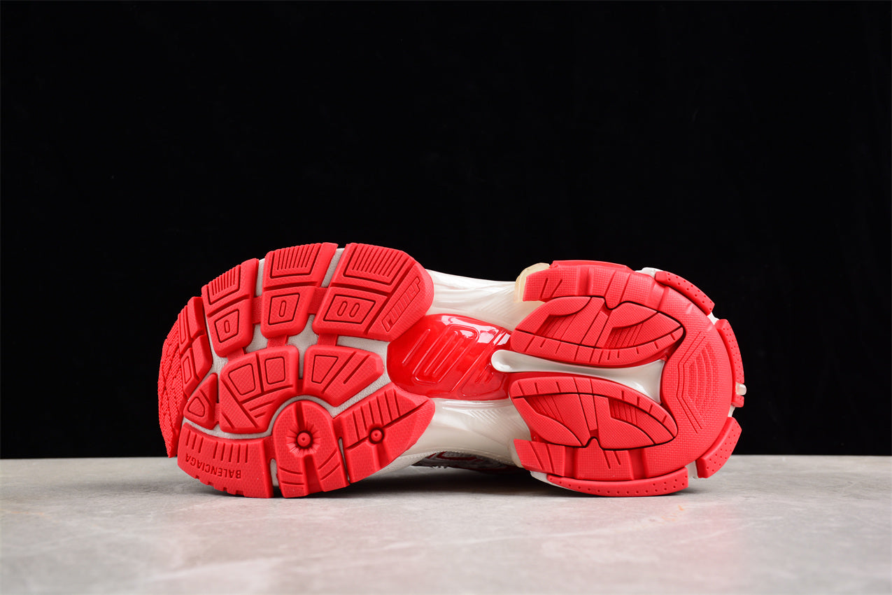 Balenciaga Runner Trainers | White red