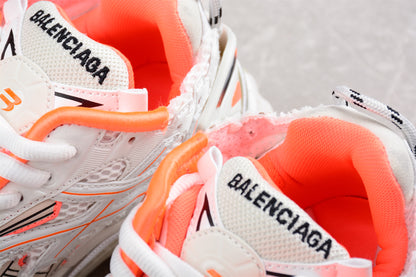 Balenciaga Runner Trainers | White orange