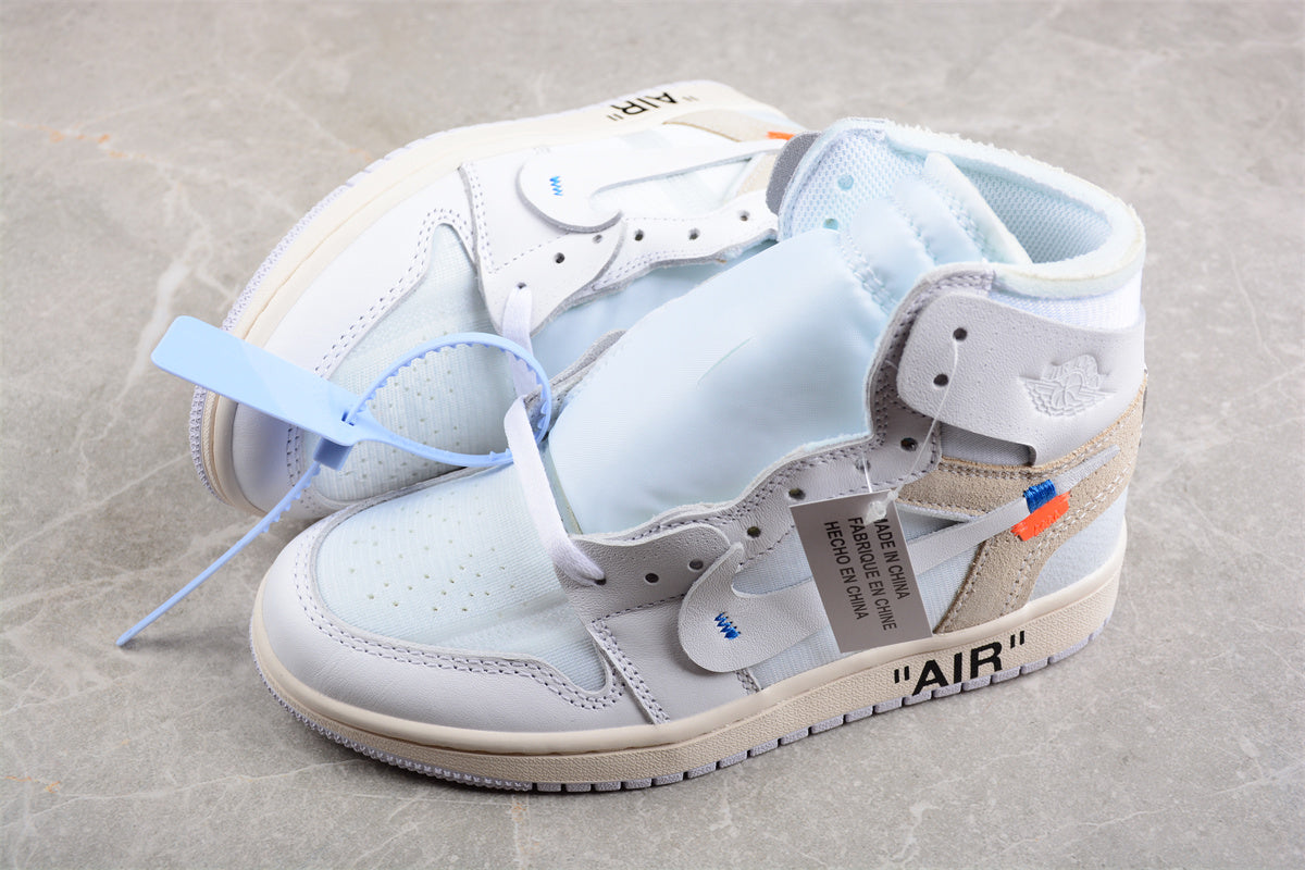 Jordan 1s high x Off-white white