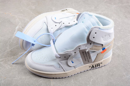 Jordan 1s high x Off-white white
