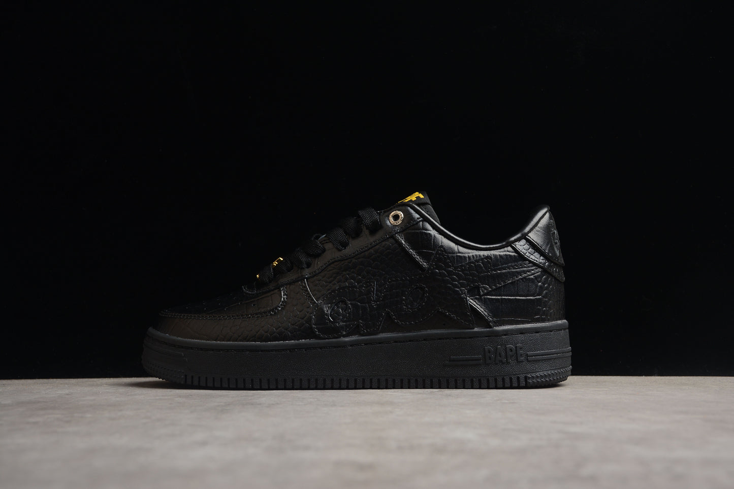 Bape x OVO double black low