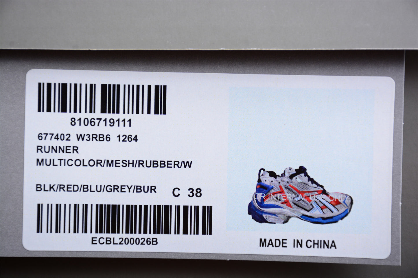 Balenciaga Runner Trainers | Grey Blue