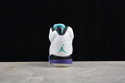 Jordan 5 White purple