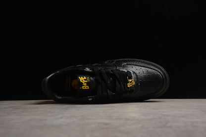Bape x OVO double black low