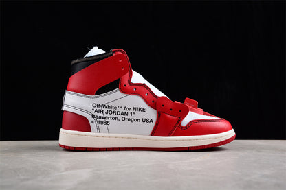 Jordan 1s high x Off-white red